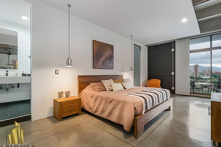 5G 1204 - Apt elegante con vistas desde el balcón