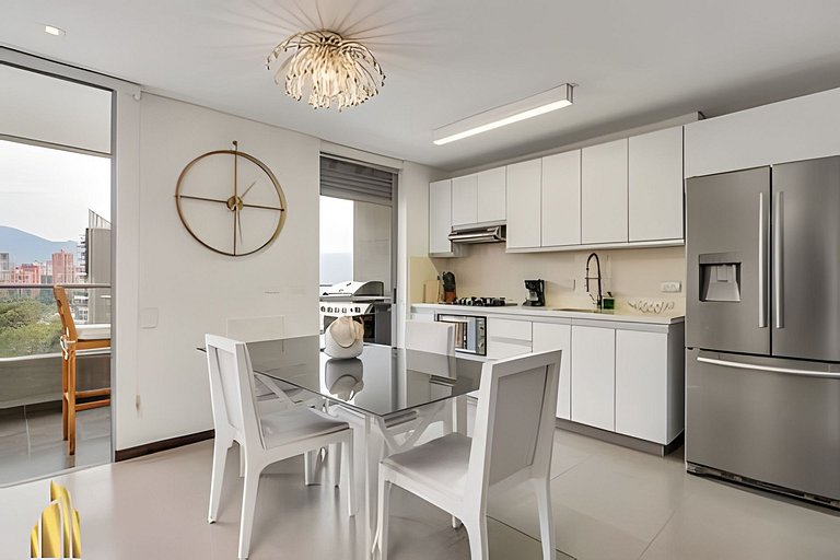 Life 1202 - Pleasant Apt in Poblado with AC