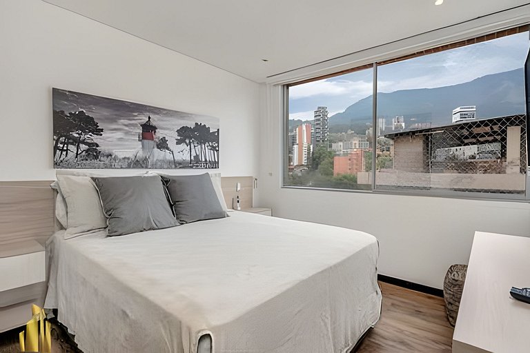 Life 1202 - Pleasant Apt in Poblado with AC