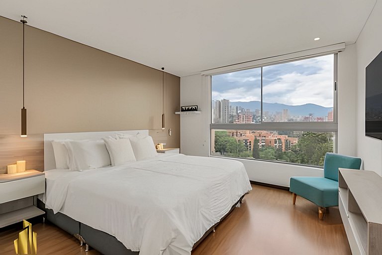 Life 1202 - Pleasant Apt in Poblado with AC