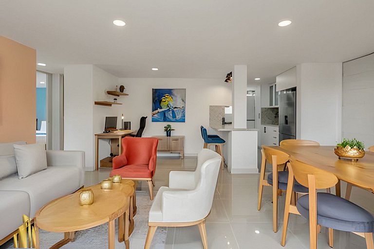Acqualina 1104-Tranquilo y acogedor apt en Poblado
