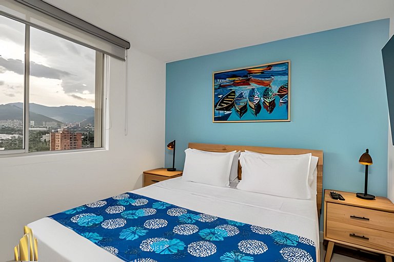 Acqualina 1104-Tranquilo y acogedor apt en Poblado
