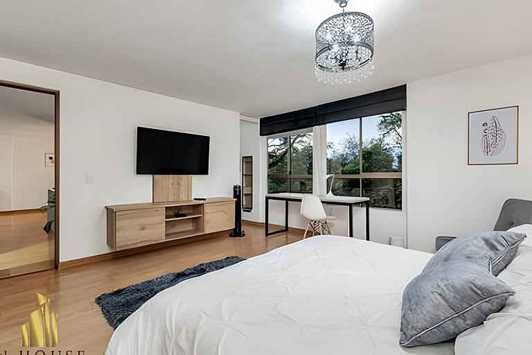 Santiago De Bagatela 401 - Serene apt/sauna & gym