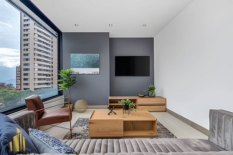 Q Tower 506 - Bright & Chic Loft In Poblado