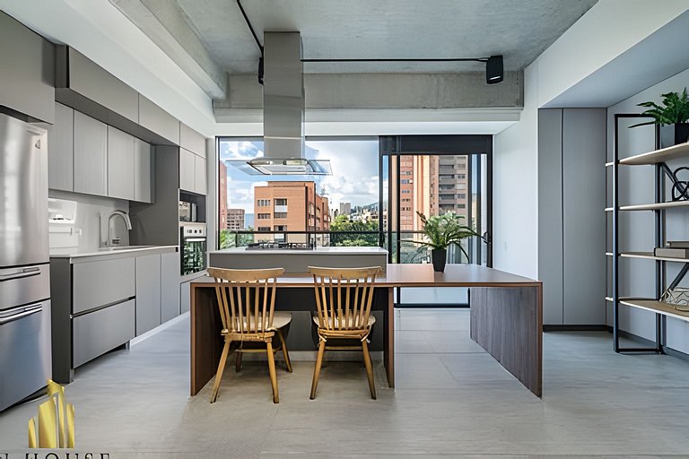 We Home501-Serenidad urb/balcón/coworking/piscina