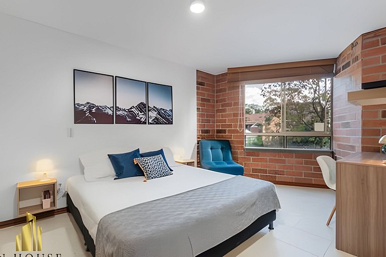 Torre pravia 201 - Loft sereno con balcón privado