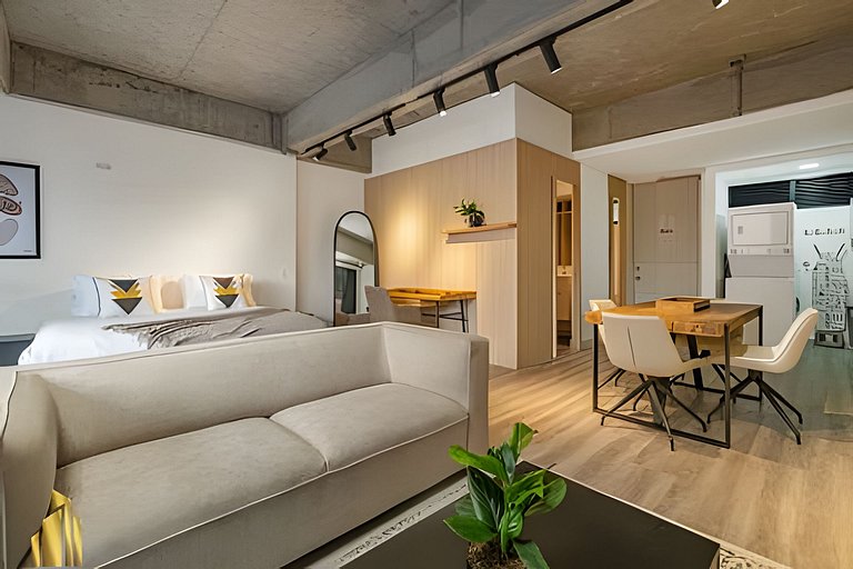 Wall 408 - Loft acogedor y luminoso en El Poblado