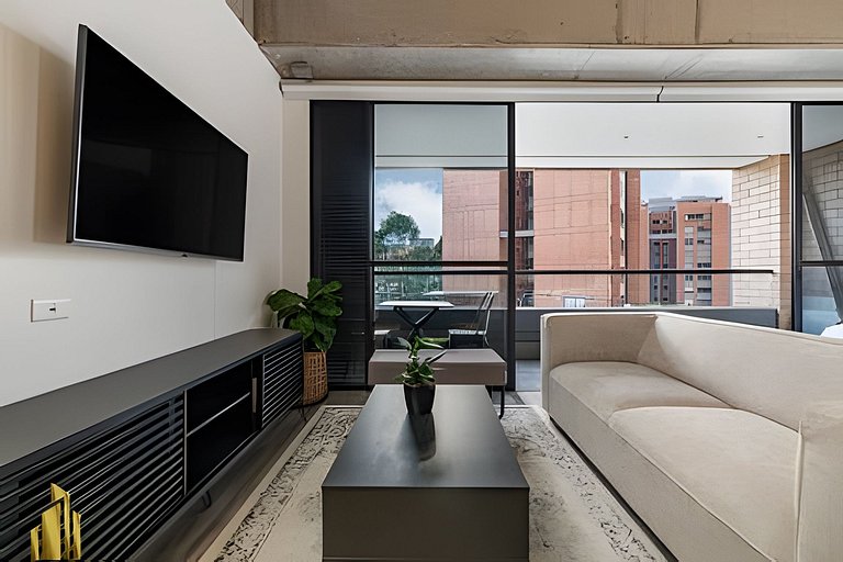 Wall 408 - Loft acogedor y luminoso en El Poblado