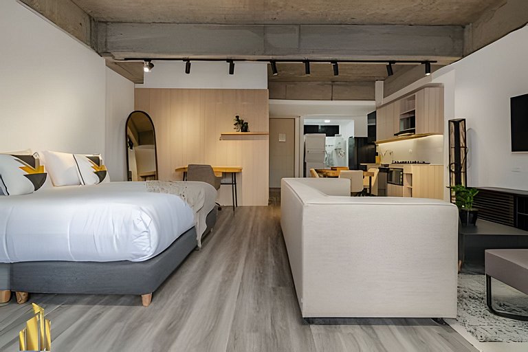 Wall 408 - Loft acogedor y luminoso en El Poblado
