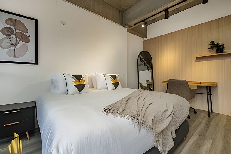 Wall 408 - Loft acogedor y luminoso en El Poblado