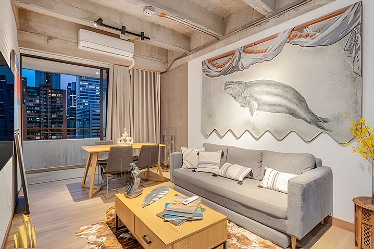 Distrito Vera 1023 - Chic & Cozy Apt Balcony