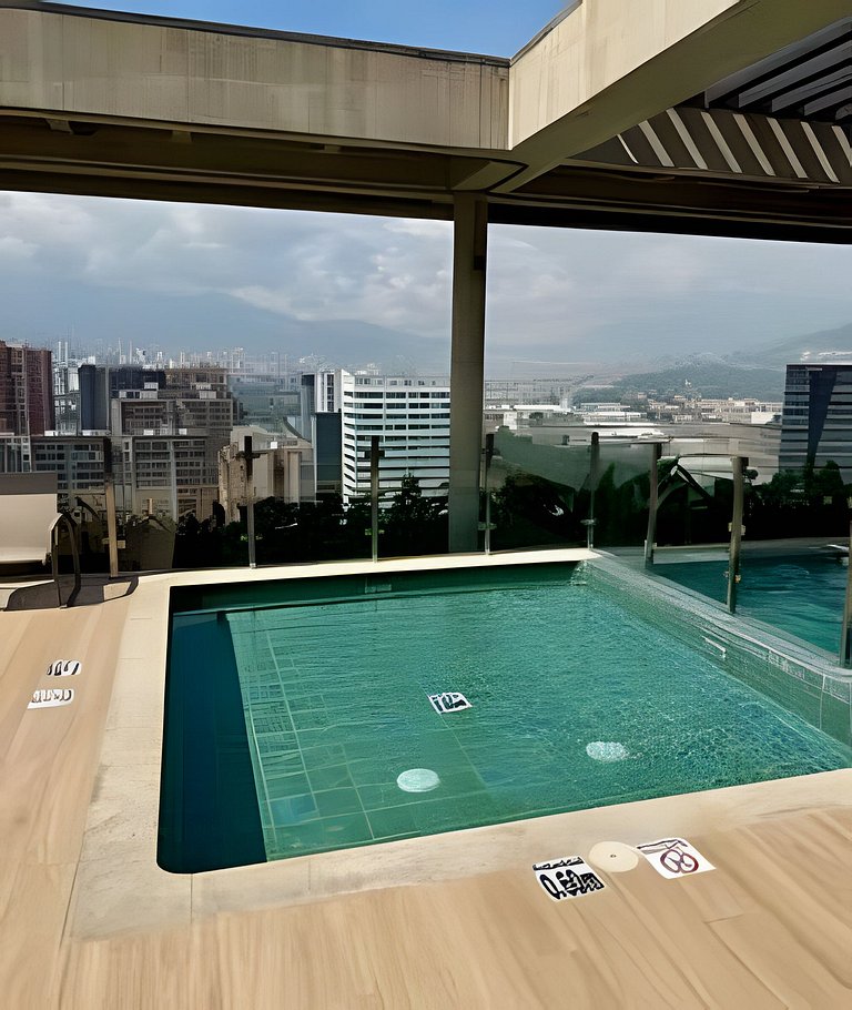 Distrito Vera 1023 - Chic & Cozy Apt Balcony