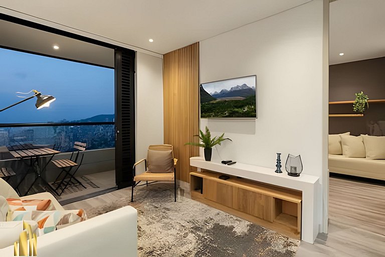 Wall 2802: Refugio elegante con vistas a la ciudad