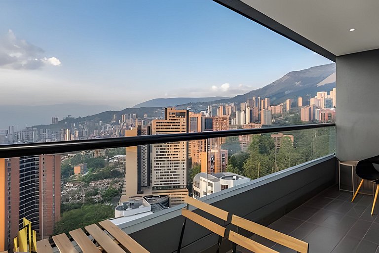 Wall 2802: Refugio elegante con vistas a la ciudad