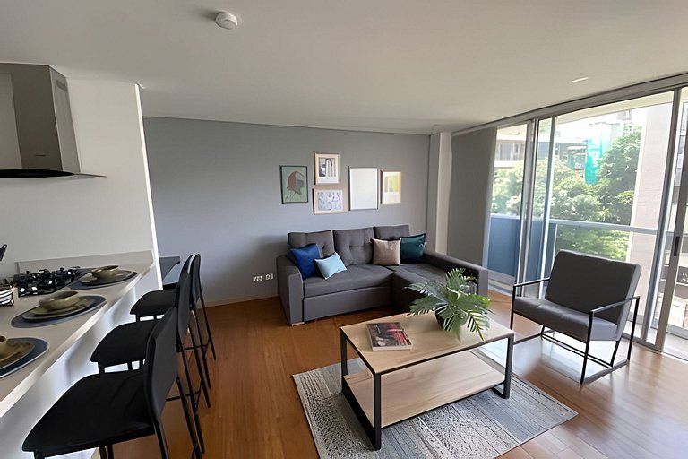 Campestre 605 - Cozy Studio with AC and Balcony