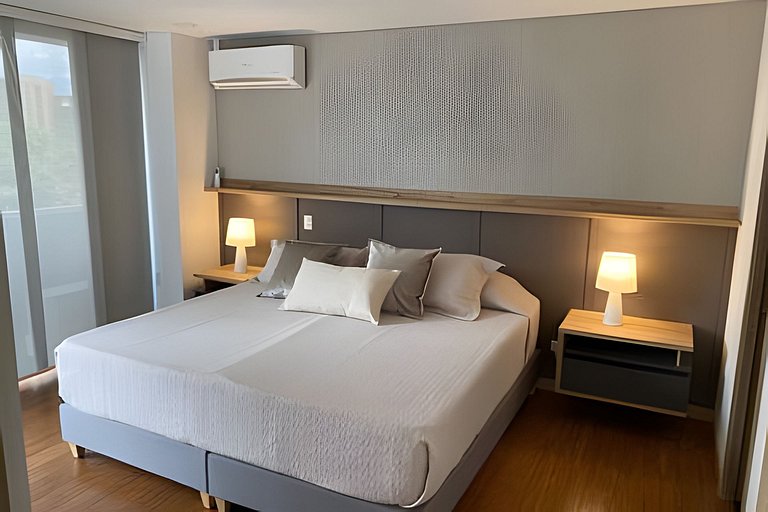Campestre 605 - Cozy Studio with AC and Balcony