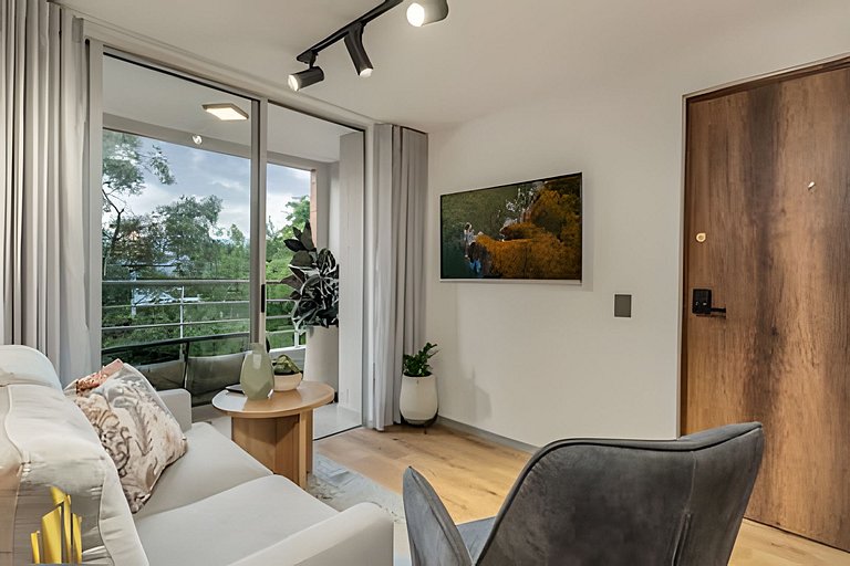 San Carlos 607-Cozy apt in a quiet & natural area