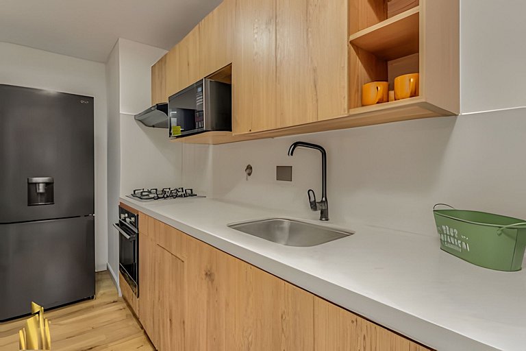 San Carlos 607-Cozy apt in a quiet & natural area