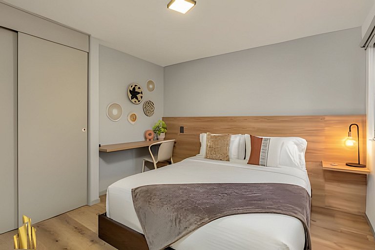 San Carlos 607-Cozy apt in a quiet & natural area