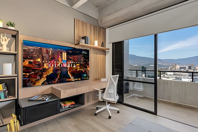 Distrito Vera 1713 - Loft with AC and Balcony