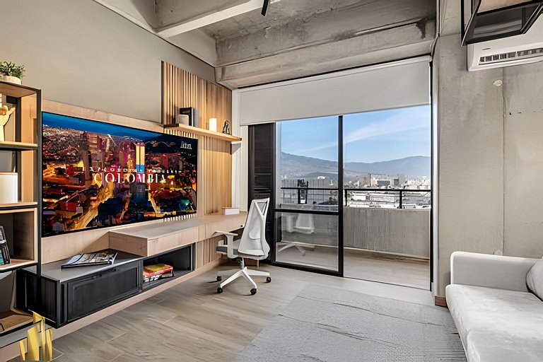 Distrito Vera 1713 - Loft with AC and Balcony