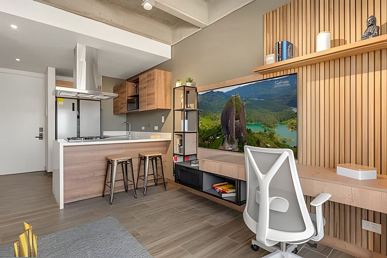 Distrito Vera 1713 - Loft with AC and Balcony