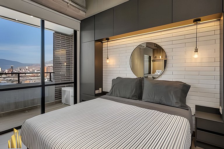 Distrito Vera 1713 - Loft with AC and Balcony