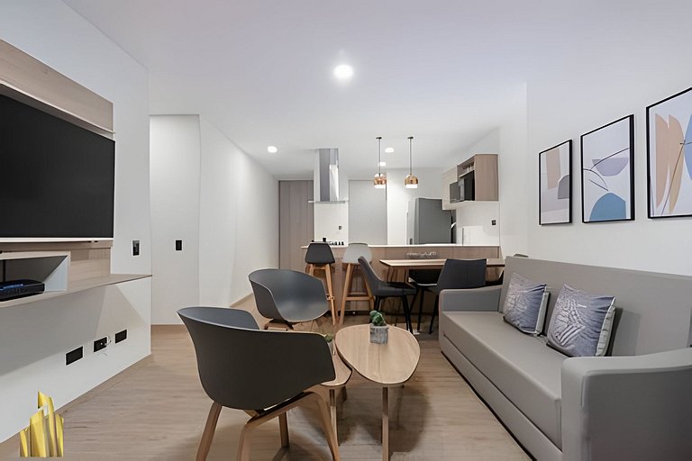 Class 48 2203 - Modern & Cozy Apt w/ Priv balcony