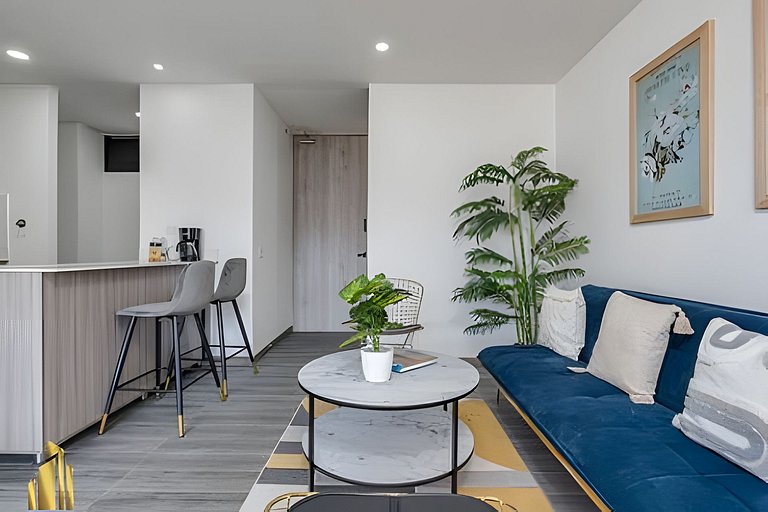 Clase 48 apt1002 - Loft with Panoramic Views and AC