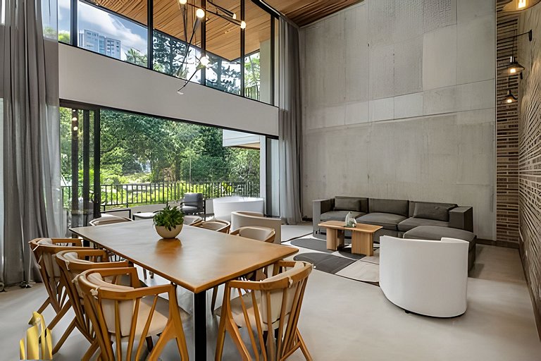 Morph 201 - High ceilings & modern apt/BBQ