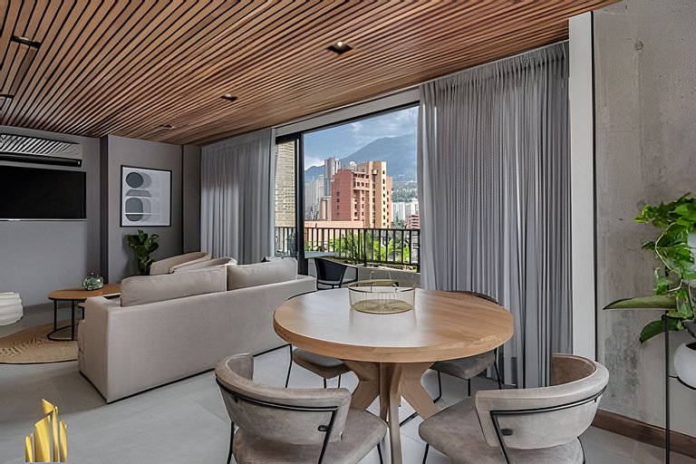 Morph 1402 - Stylish apt in Poblado/AC/Jacuzzi