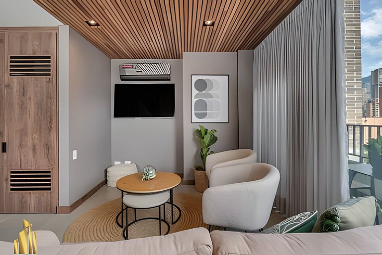 Morph 1402 - Stylish apt in Poblado/AC/Jacuzzi