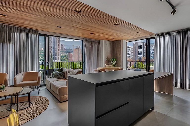Morph 1402 - Stylish apt in Poblado/AC/Jacuzzi