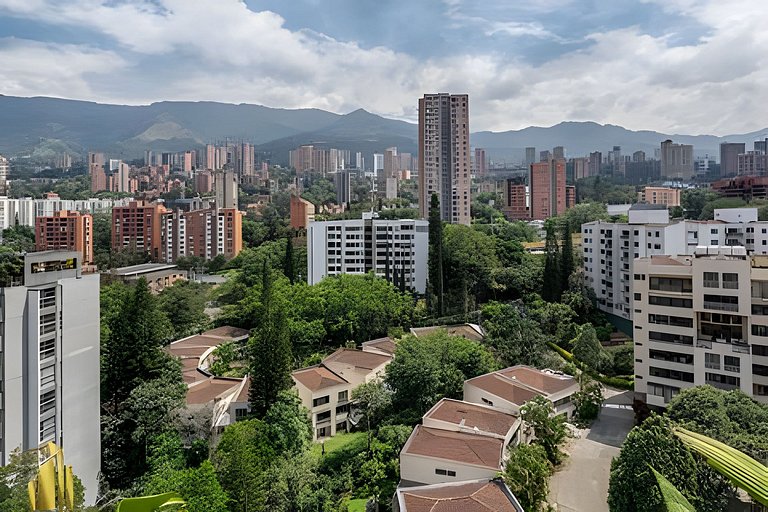 Morph 1402 - Stylish apt in Poblado/AC/Jacuzzi