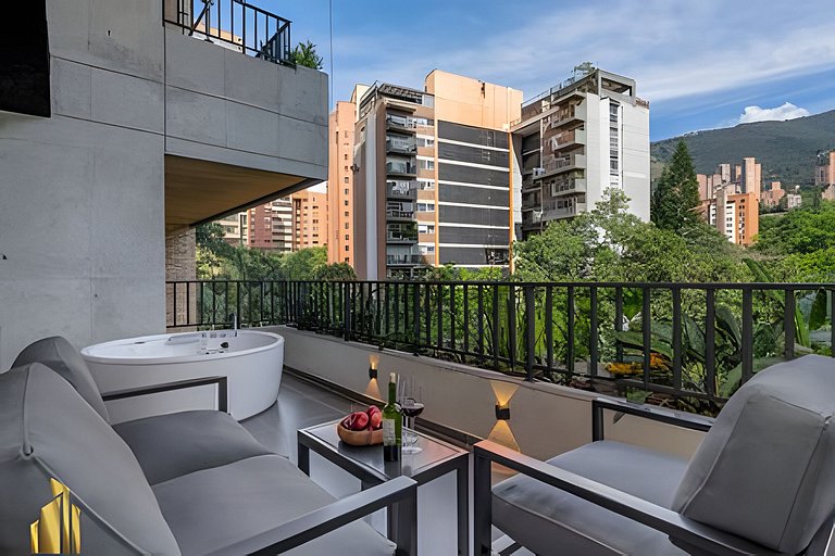 Morph 502 - Bright & Spacious, Poblado/BBQ/Jacuzzi