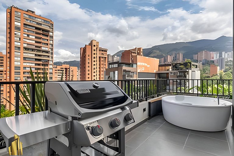 Morph 1101 - Sophisticated & brigh apt/ BBQ