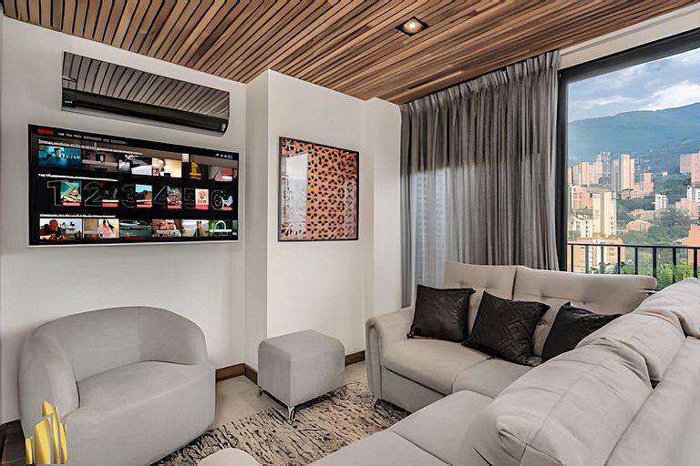 Morph 1802 - Stylish Escape in Poblado AC/Jacuzzi