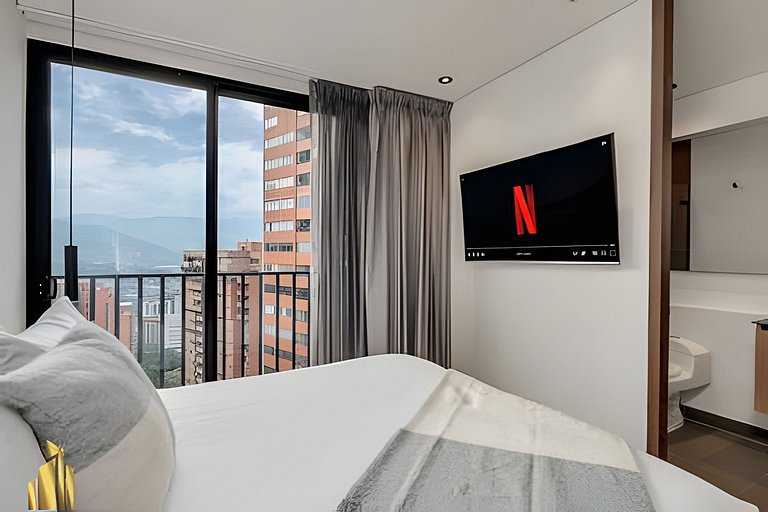 Morph 1802 - Stylish Escape in Poblado AC/Jacuzzi