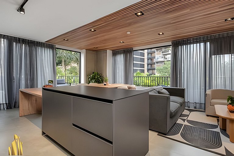 Morph 501 - Spacious Cozy Apt Poblado/BBQ/Jacuzzi