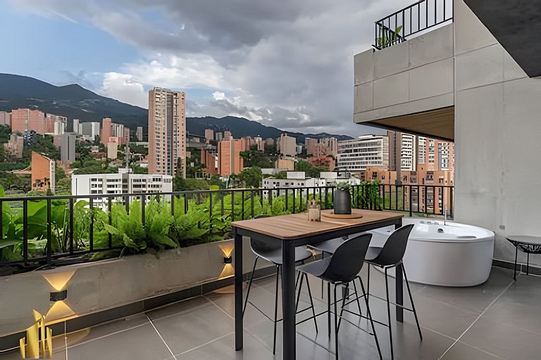 Morph 1401 - Luxe & bright ap in Poblado with AC