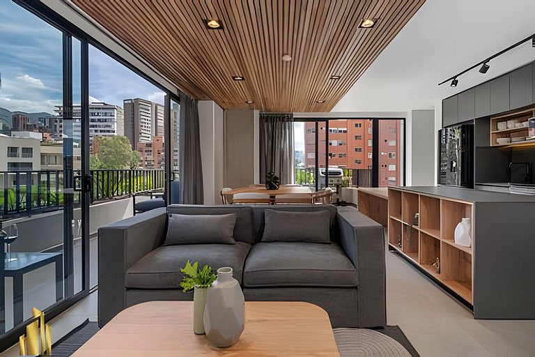 Morph 1002 - Luxe apt in Poblado/AC/BBQ