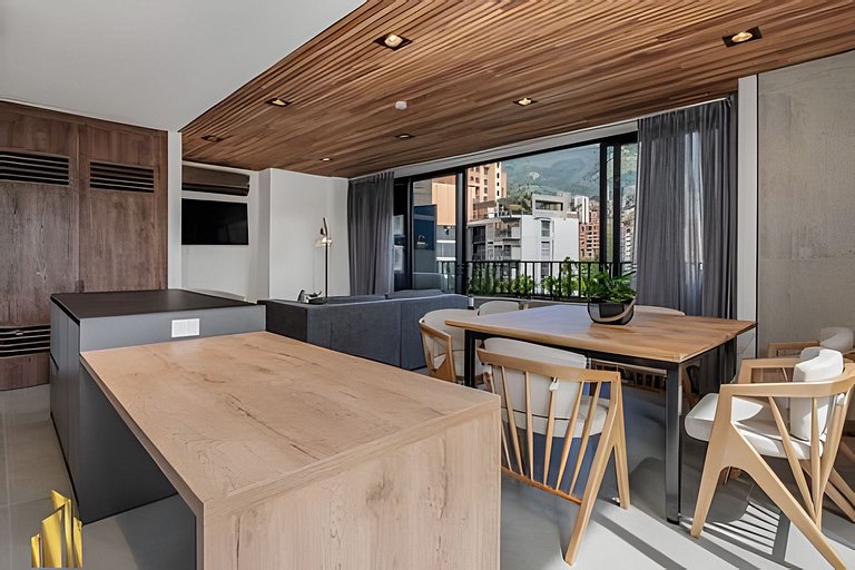 Morph 1002 - Luxe apt in Poblado/AC/BBQ