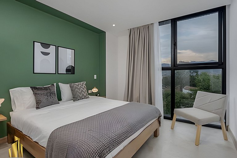 Solei Loft 502 - Calm & cozy in Manila Poblado/AC
