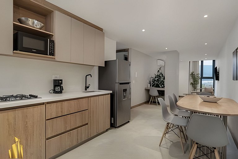 Solei Loft 502 - Calm & cozy in Manila Poblado/AC