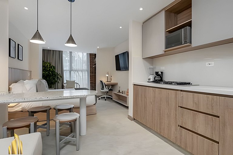 Solei Loft 303 - Modern Loft in Poblado with AC