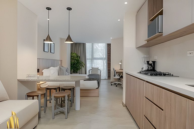 Solei Loft 303 - Modern Loft in Poblado with AC