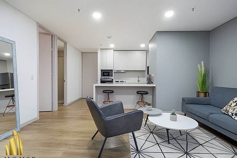 Urbano701-Apt relajante con piscina, jacuzzi y gym
