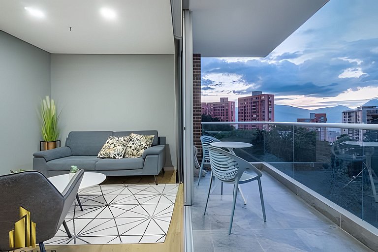 Urbano701-Apt relajante con piscina, jacuzzi y gym