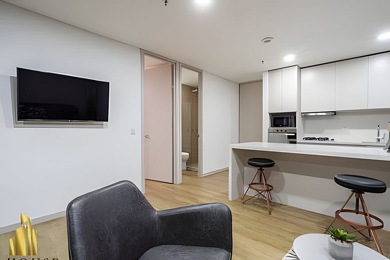 Urbano701-Apt relajante con piscina, jacuzzi y gym