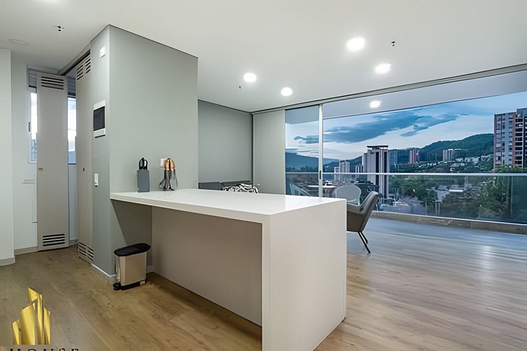 Urbano701-Apt relajante con piscina, jacuzzi y gym